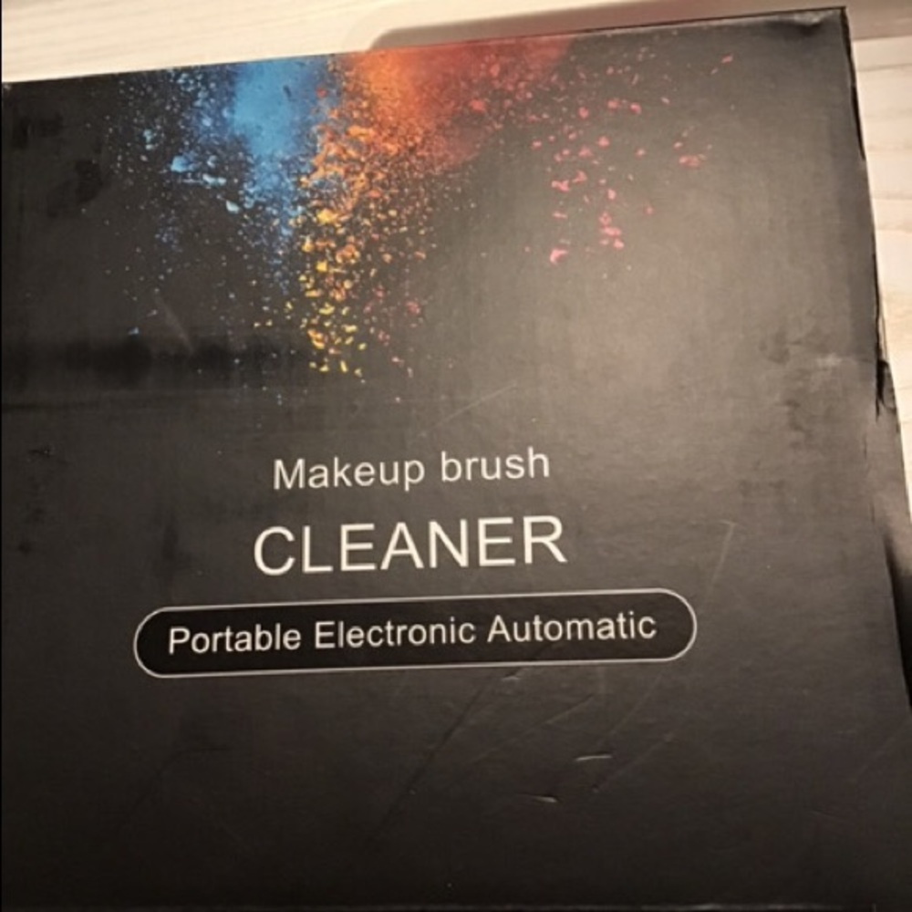 Makeup brush cleaner portable electronic automatic